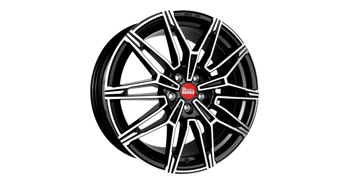 MAM B3 Black front polish 8,5x19 5/ 120 ET35 , Alésage 72,6