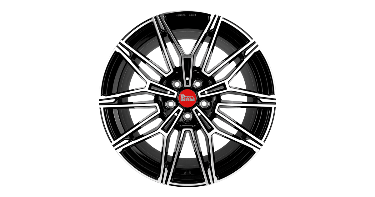 MAM B3 Black front polish 8,5x19 5/ 120 ET35 , Alésage 72,6