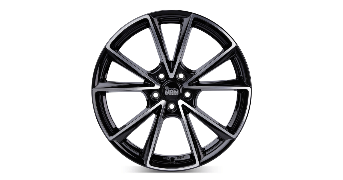 MAM A5 BLACK FRONT POLISH 8,5x20 5/112 ET45 Alésage 66,6