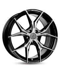 KESKIN KT19 Angel BLACK FRONT POLISH 8x18 5/108 ET45 Alésage 72,6