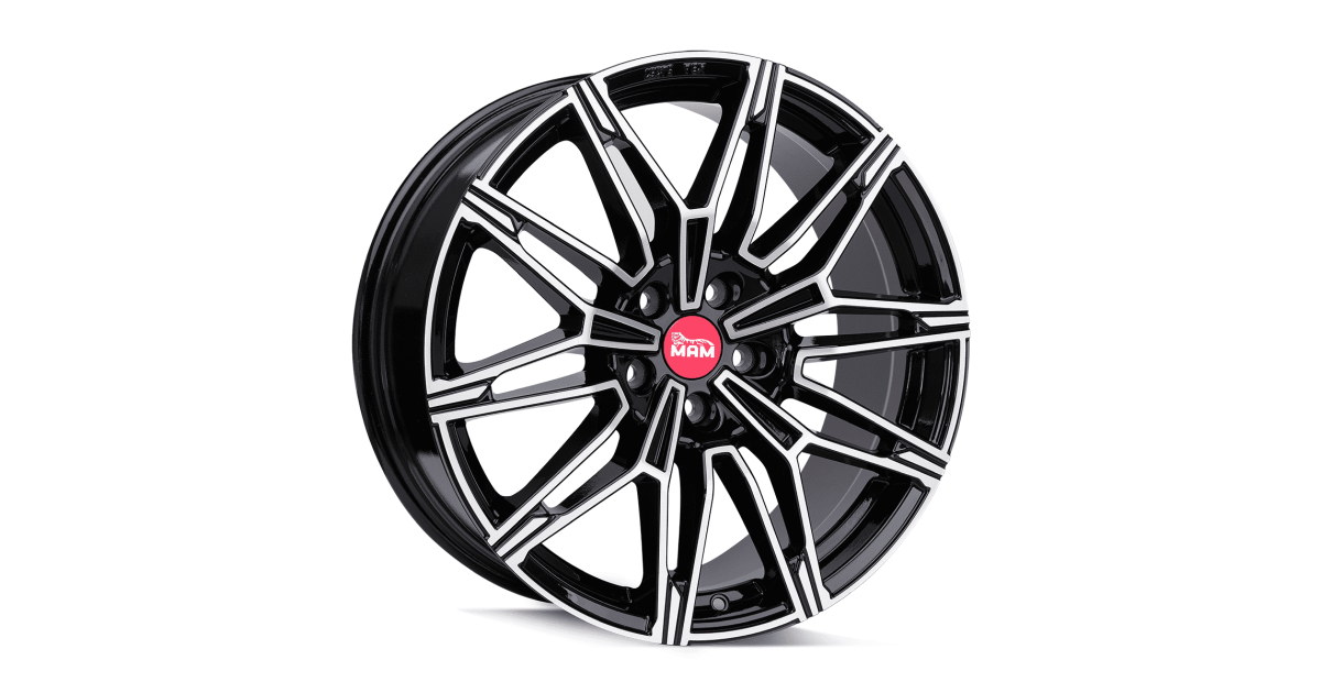 MAM B3N BLACK FRONT POLISH 8,5x19 5/120 ET35 Alésage 72,6