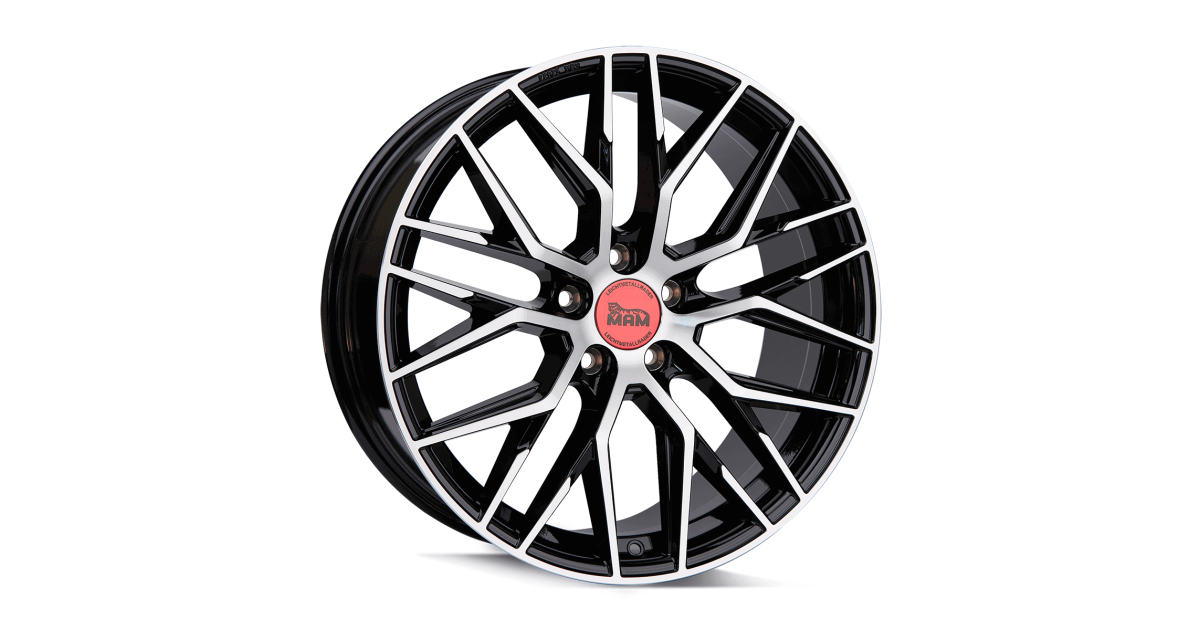 MAM RS4 BLACK FRONT POLISH 7,5x17 5/108 ET45 Alésage 72,6