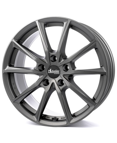 Jante Alu OXXO CENTURIO DARK MATT Gun métal (ADV15) 8x18 5x100 ET40 , Alésage 63.4