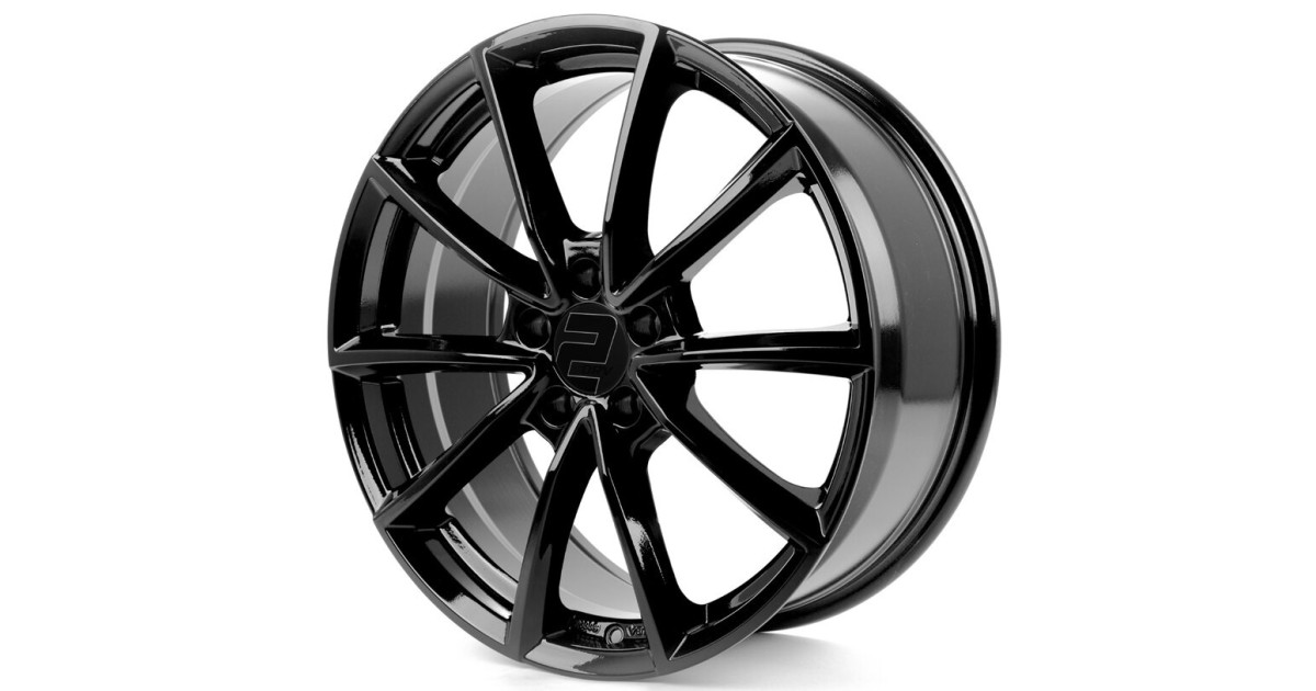 Jante ALU, Wheelworld - 2DRV WH28 SW+ Noir Brillant Laqué, 8.5X19 5/114.3 ET40, Alésage 72.6