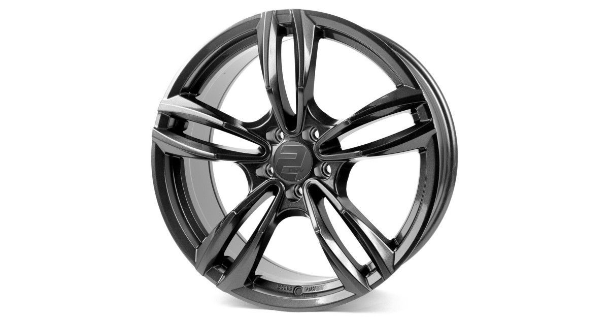 Jante ALU, Wheelworld - 2DRV WH29 DGM+ Dark Gunmetal lackiert (Anthracite Foncé), 7.5X17 5/112 ET37, Alésage 66.6