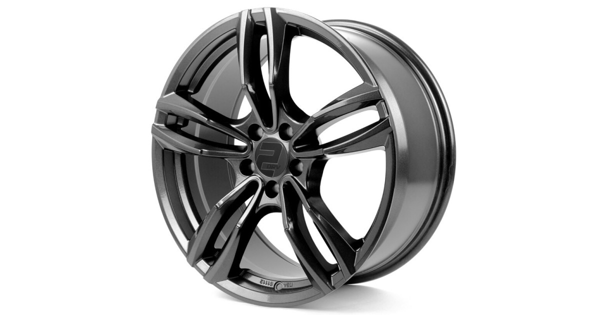 Jante ALU, Wheelworld - 2DRV WH29 DGM+ Dark Gunmetal lackiert (Anthracite Foncé), 7.5X17 5/112 ET37, Alésage 66.6