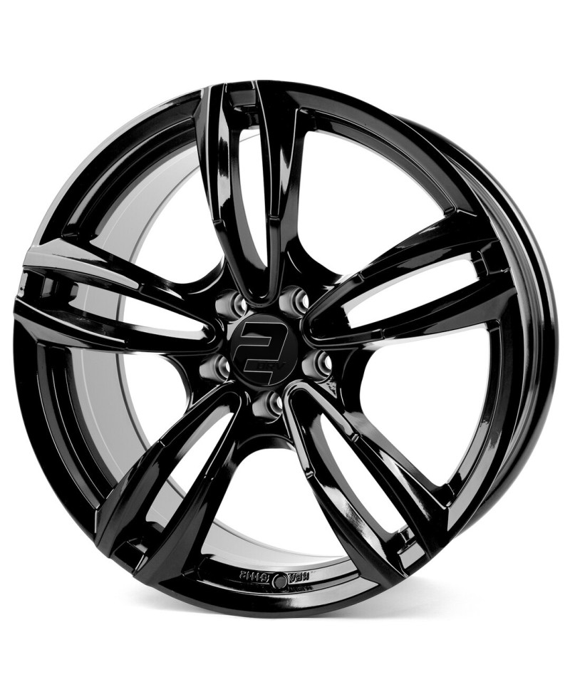 Jante ALU, Wheelworld - 2DRV WH29 SW+ Noir Brillant Laqué, 8.5X19 5/112 ET30, Alésage 66.6