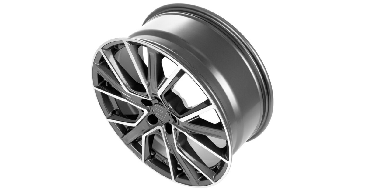 Jante ALU, Wheelworld - 2DRV WH34 DGPM+ Dark Gunmetal (Anthracite foncé Face polie), 8X19 5/112 ET30, Alésage 66.6