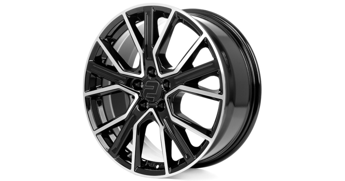 Jante ALU, Wheelworld - 2DRV WH34 SP+ ,Noir Face polie, 9X20 5/112 ET21, Alésage 66.6