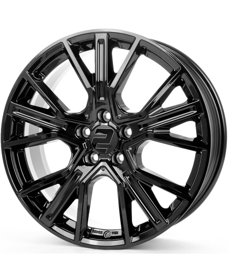 Jante ALU, Wheelworld - 2DRV WH34 SW+ ,Noir brillant laqué, 9X20 5/120 ET45, Alésage 65.1
