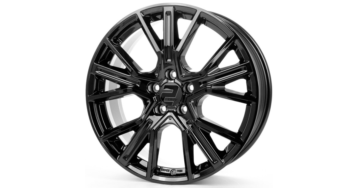 Jante ALU, Wheelworld - 2DRV WH34 SW+ ,Noir brillant laqué, 8.5X19 5/112 ET45, Alésage 66.6