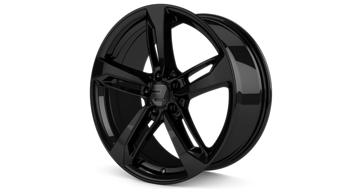 Jante ALU, Wheelworld - 2DRV WH36 Noir brillant laqué, 8X18 5/112 ET40, Alésage 66.6