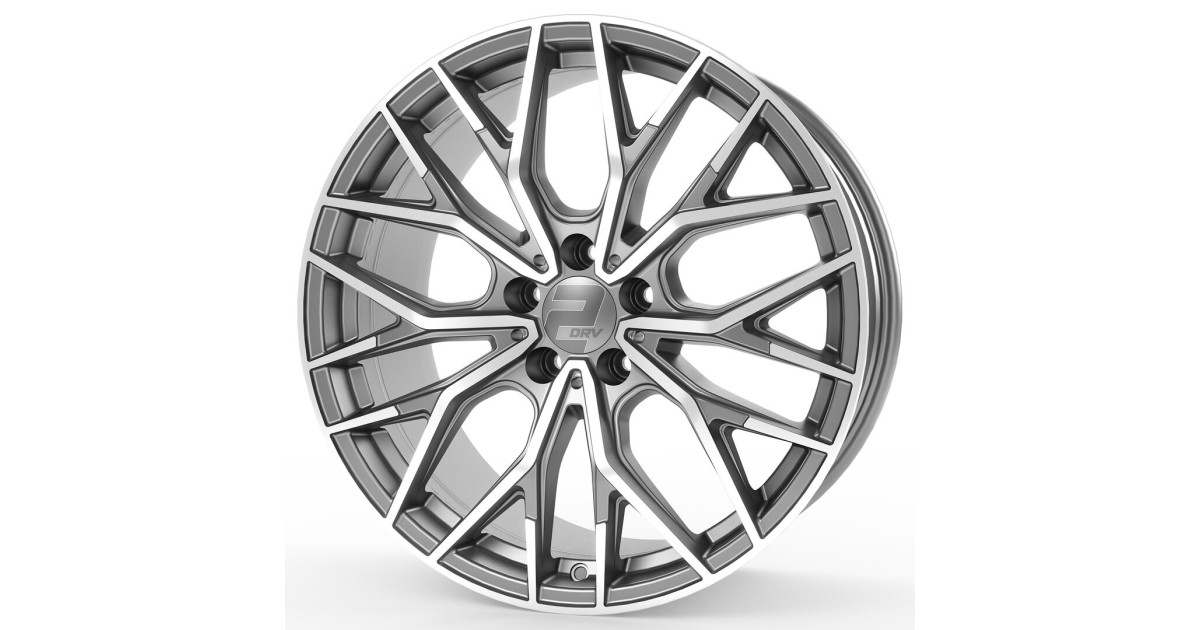 Jante ALU, Wheelworld - 2DRV WH37/DGP+ Daytona  Anthracite / Face polie, 8X18 5/112 ET40, Alésage 66.6