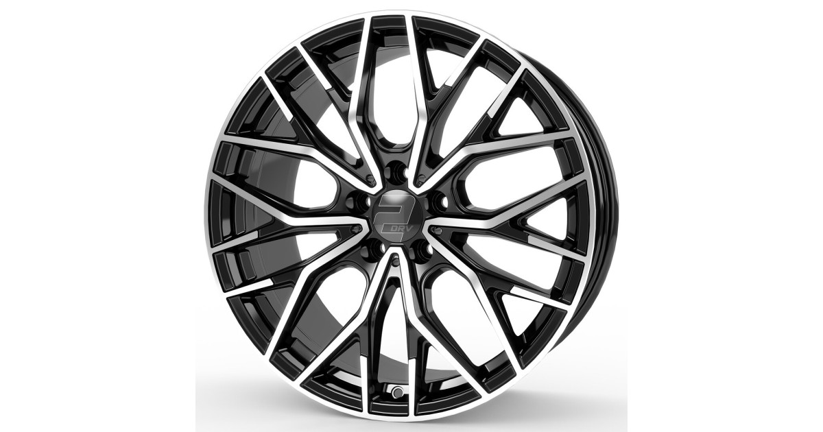 Jante ALU, Wheelworld - 2DRV WH37 SP+  Noir / Face polie, 8.5X19 5/120 ET35, Alésage 72.6