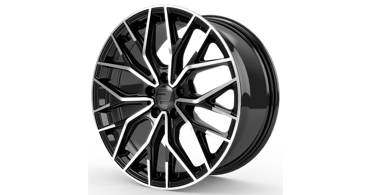 Jante ALU, Wheelworld - 2DRV WH37 SP+  Noir / Face polie, 8X18 5/120 ET35, Alésage 72.6