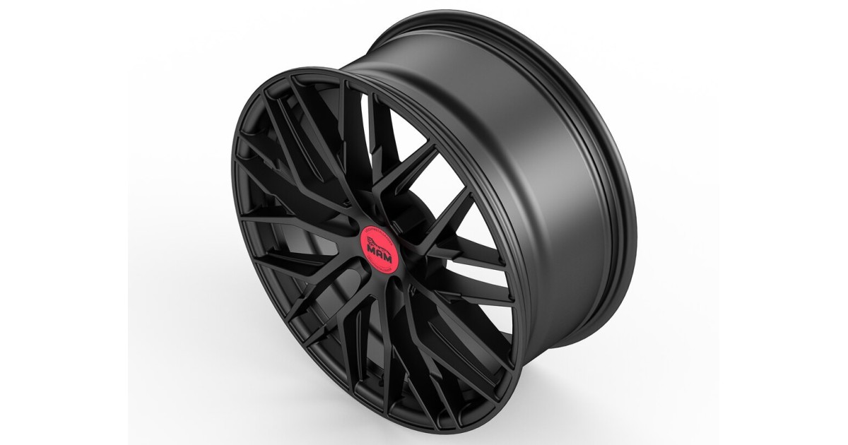 Jante ALU, MAM RS4 MATT BLACK PAINTED 8x18 5/112 ET45, Alésage 72.6