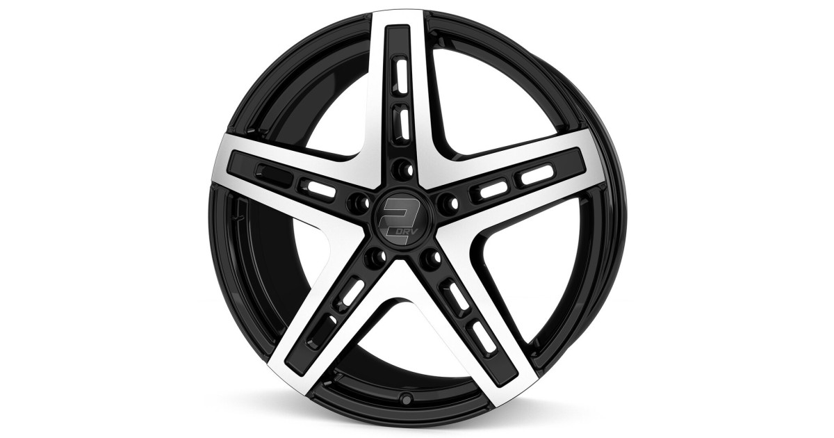 Jante ALU, Wheelworld - 2DRV WH38 SP+  Noir / Face polie , 9X20 5/112 ET35, Alésage 66.6