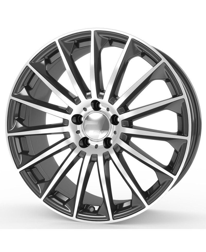 Jante ALU, Wheelworld - 2DRV WH39 DGMP+ Anthracite Foncé / Face polie, 8.5X19 5/112 ET35, Alésage 66.6