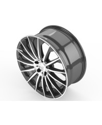 Jante ALU, Wheelworld - 2DRV WH39 DGMP+ Anthracite Foncé / Face polie, 8.5X19 5/112 ET35, Alésage 66.6