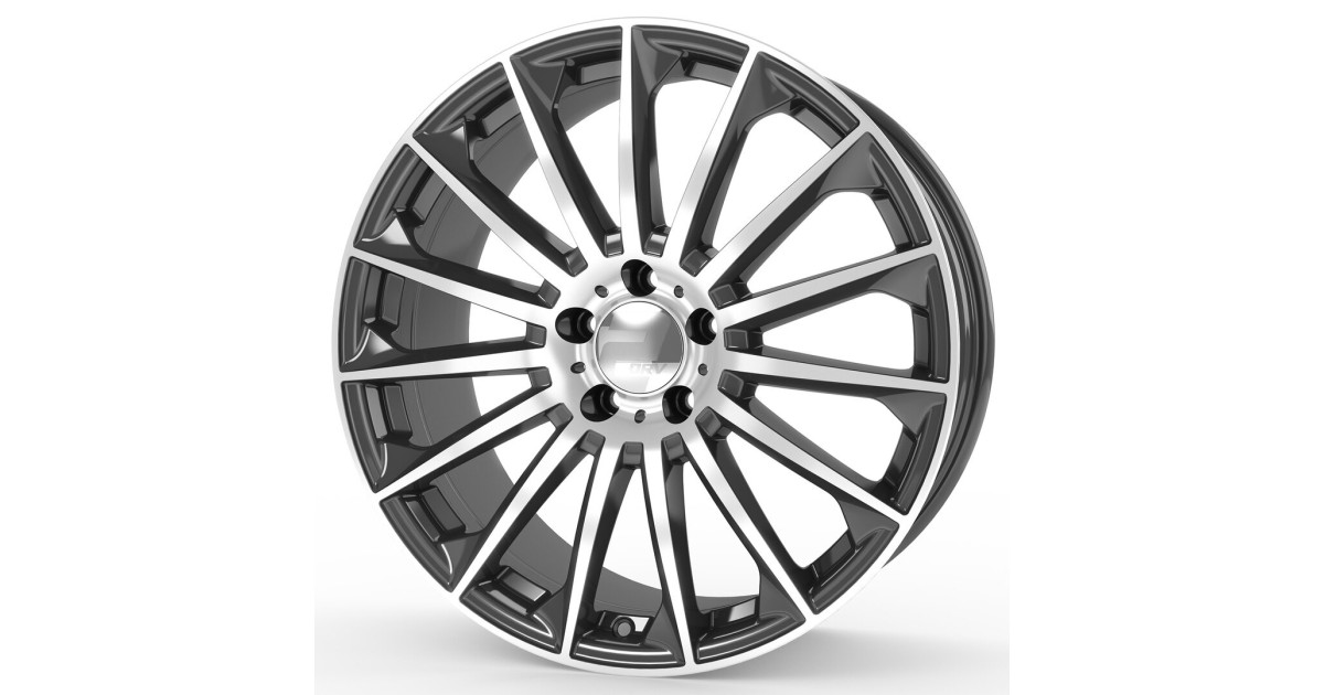 Jante ALU, Wheelworld - 2DRV  WH39 DGMP+ Anthracite Foncé / Face polie, 8.5X19 5/112 ET45, Alésage 66.6