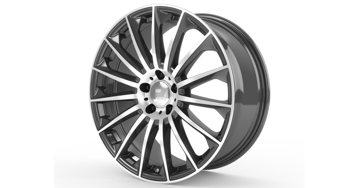 Jante ALU, Wheelworld - 2DRV  WH39 DGMP+ Anthracite Foncé / Face polie, 8.5X19 5/112 ET45, Alésage 66.6