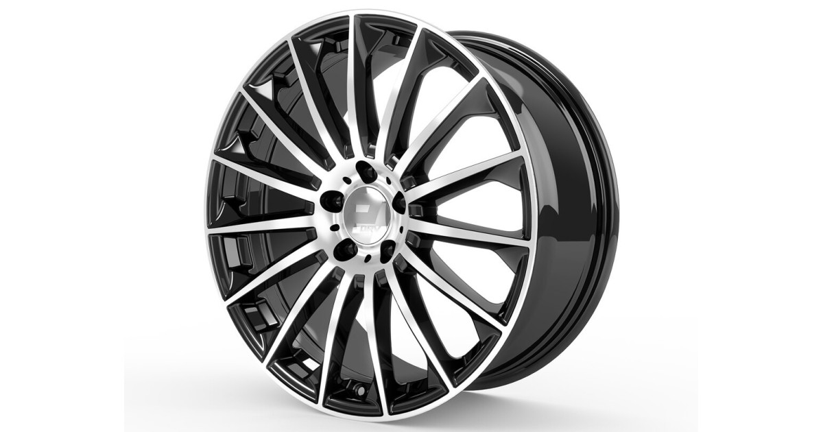 Jante ALU, Wheelworld - 2DRV WH39 SP+ Noir / Face polie , 8X18 5/112 ET40, Alésage 66.6