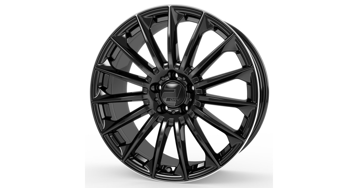 Jante ALU, Wheelworld - 2DRV WH39 SW+-ML+ Noir / Bord poli , 8.5X19 5/112 ET45, Alésage 66.6