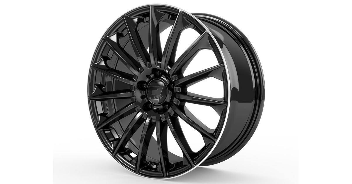 Jante ALU, Wheelworld - 2DRV WH39 SW+-ML+ Noir / Bord poli , 8X18 5/112 ET40, Alésage 66.6