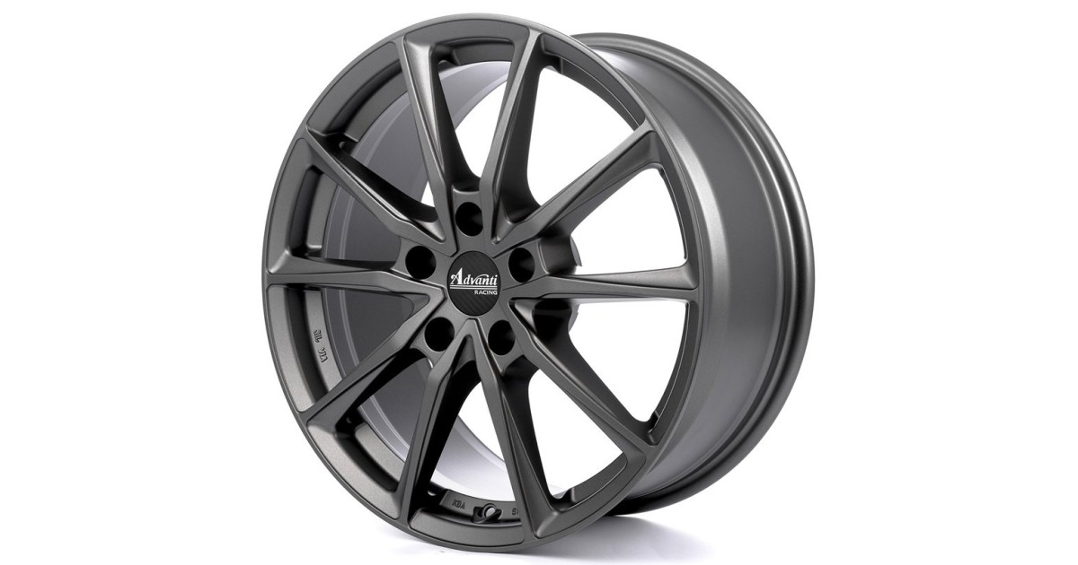Jante Alu OXXO CENTURIO DARK Gun Métal Mat (ADV15) 8x18 5x108 ET45 , Alésage 67.1