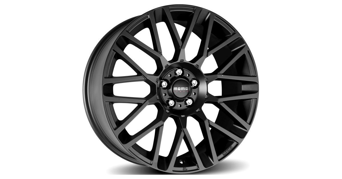 Jante ALU MOMO Revenge Noir mat, 7X17 5/112 ET45, Alésage 72.3