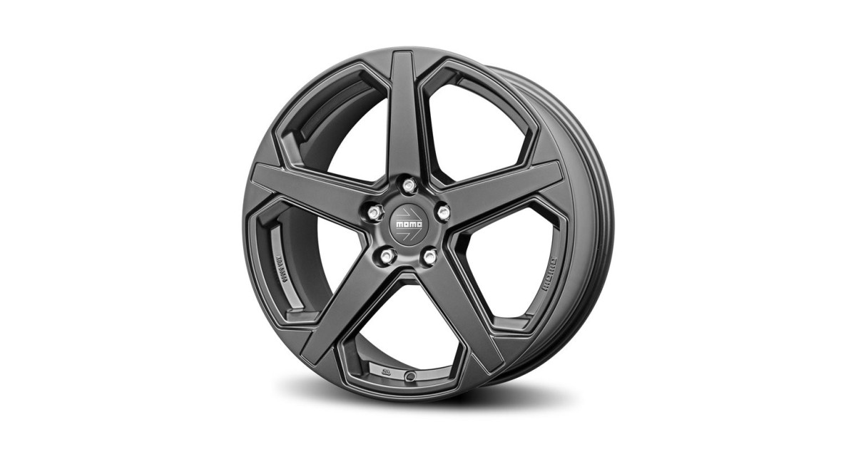 Jante ALU MOMO Star-Evo gris-anthracite-mat, 8X18 5/100 ET40, Alésage 72.3