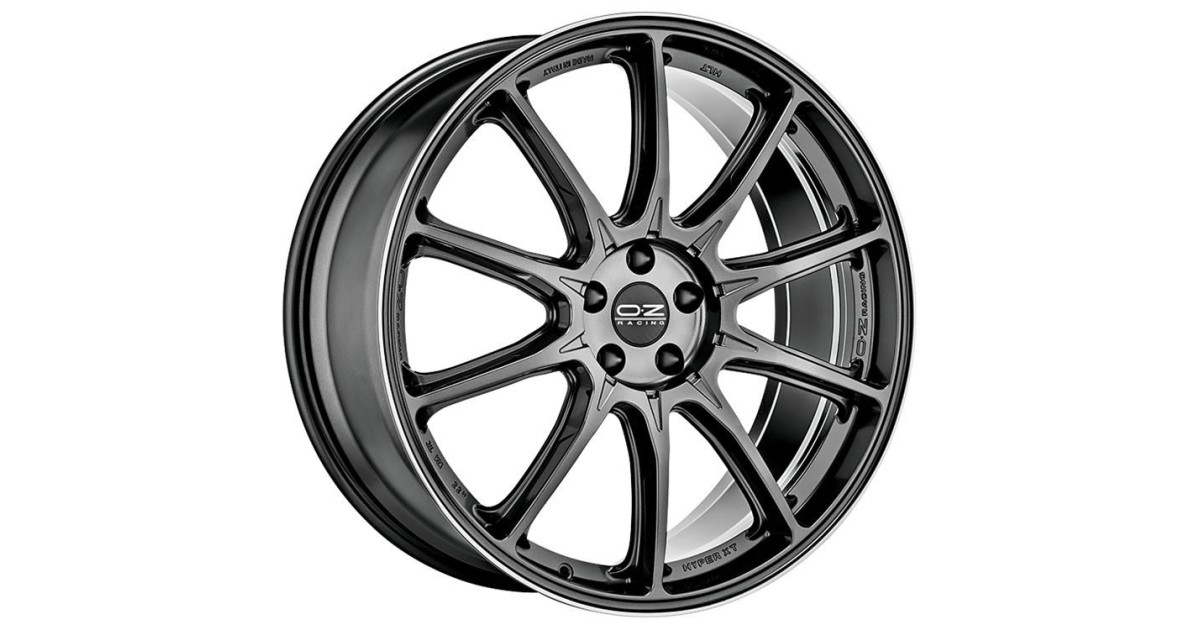 Jante ALU, OZ HYPER XT HLT STAR GRAPHITE DIAMOND LIP, 9X21 5/112 ET22, Alésage 75