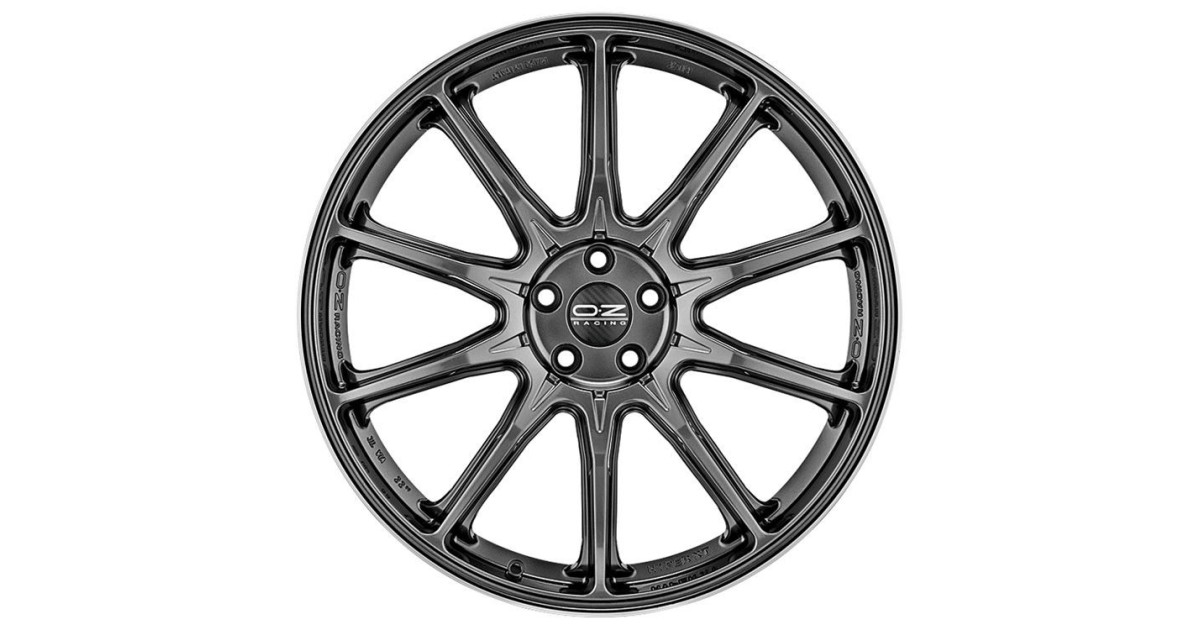 Jante ALU, OZ HYPER XT HLT STAR GRAPHITE DIAMOND LIP, 11X21 5/120 ET37, Alésage 79