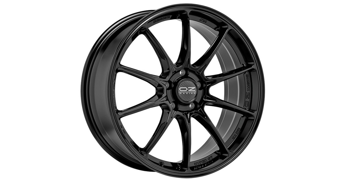 Jante ALU  OZ Hyper GT HLT Gloss Black, 8X18 5/120 ET45, Alésage 79