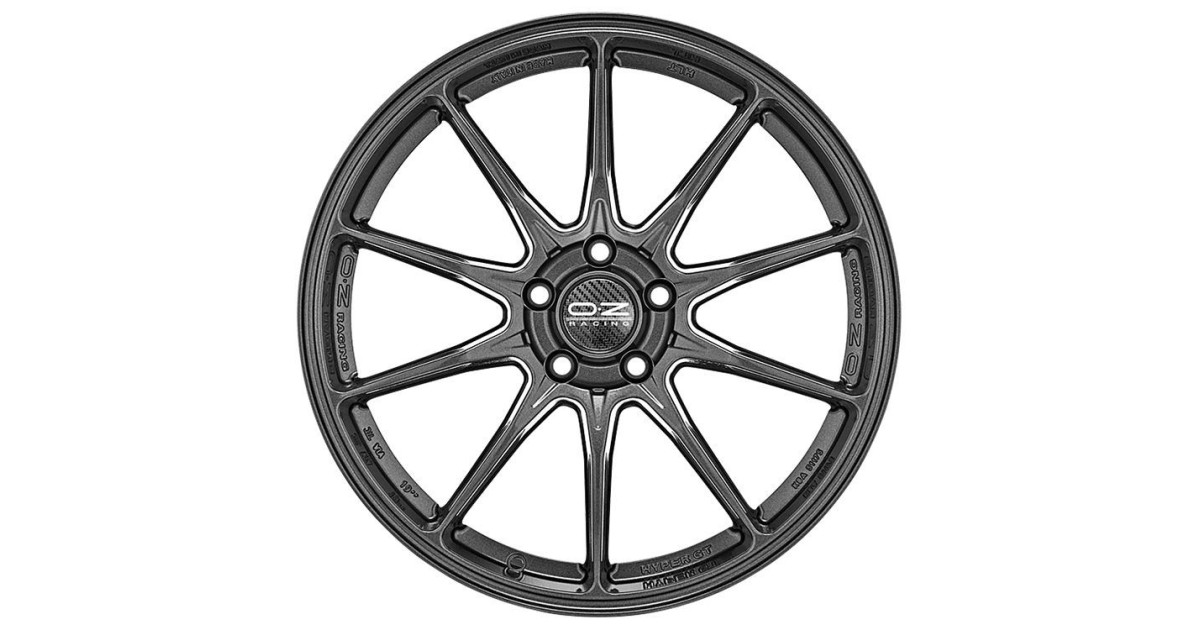 Jante ALU ,OZ HYPER GT HLT STAR GRAPHITE , 9.5X19 5/112 ET20, Alésage 75