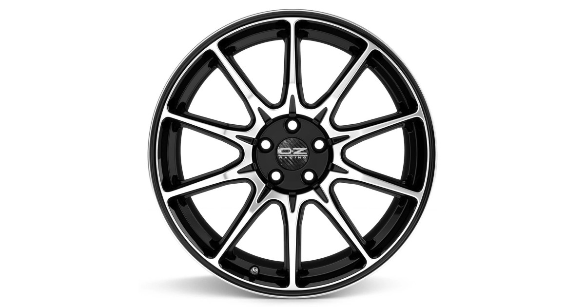 Jante ALU, OZ Hyper XT HLT Gloss Black Diamond Cut, 10.5X22 5/112 ET52, Alésage 79
