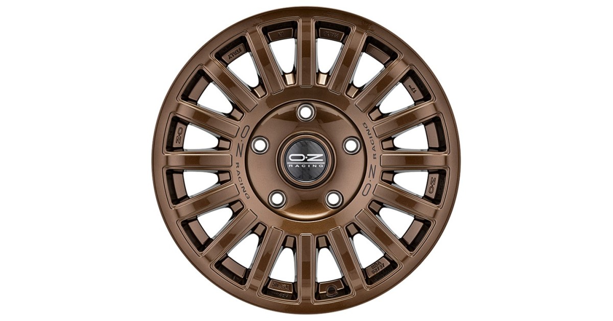 Jante ALU, OZ Rally Raid Gloss Bronze Black Lettering, 8X17 6/114.30 ET37, Alésage 66.10