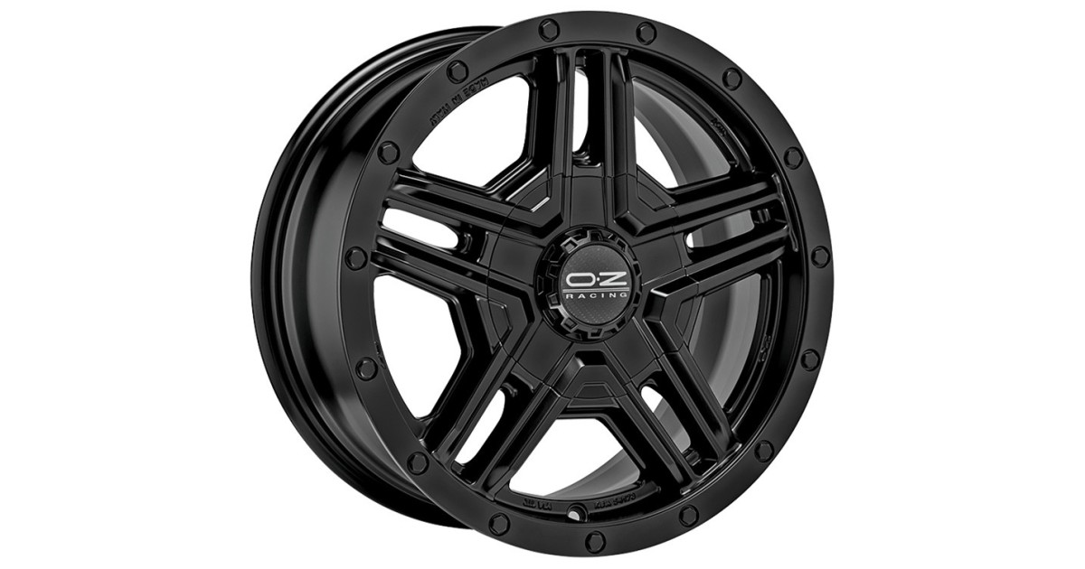 Jante ALU, OZ RALLY ADVENTURE MATT BLACK, 8X17 6/114.3 ET37, Alésage 66.1