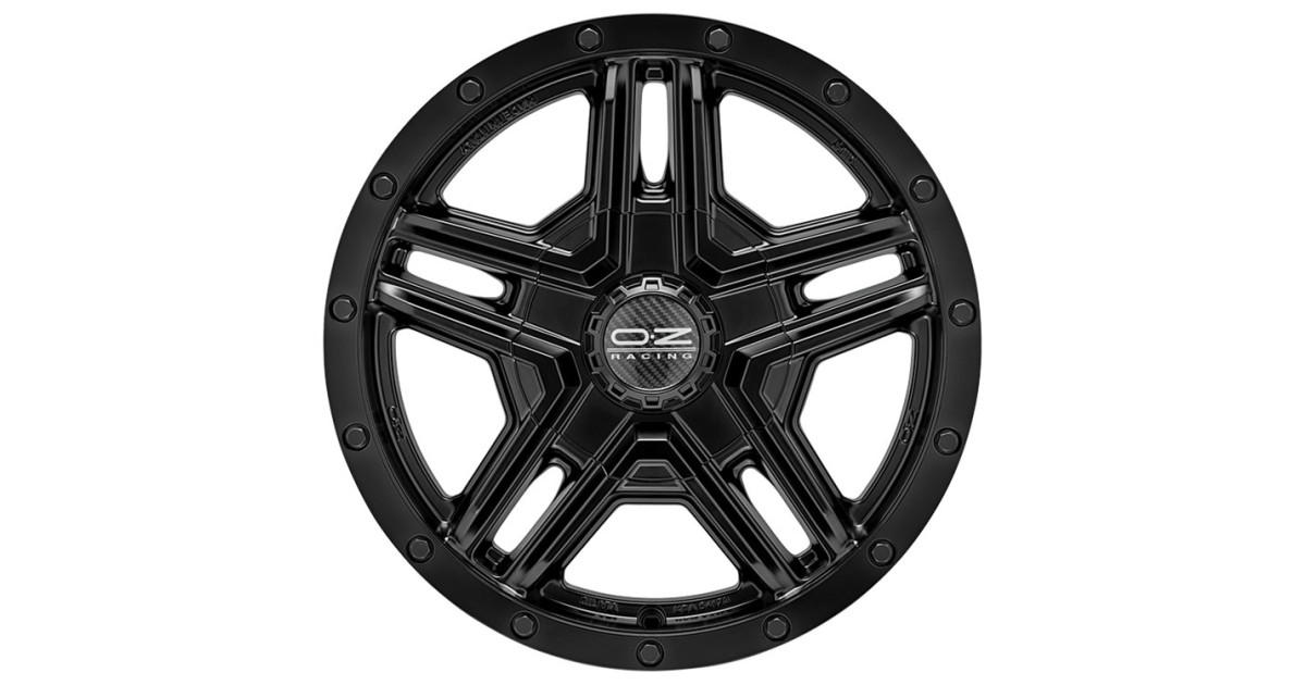 Jante ALU, OZ RALLY ADVENTURE MATT BLACK, 8X17 5/130 ET35, Alésage 84.1