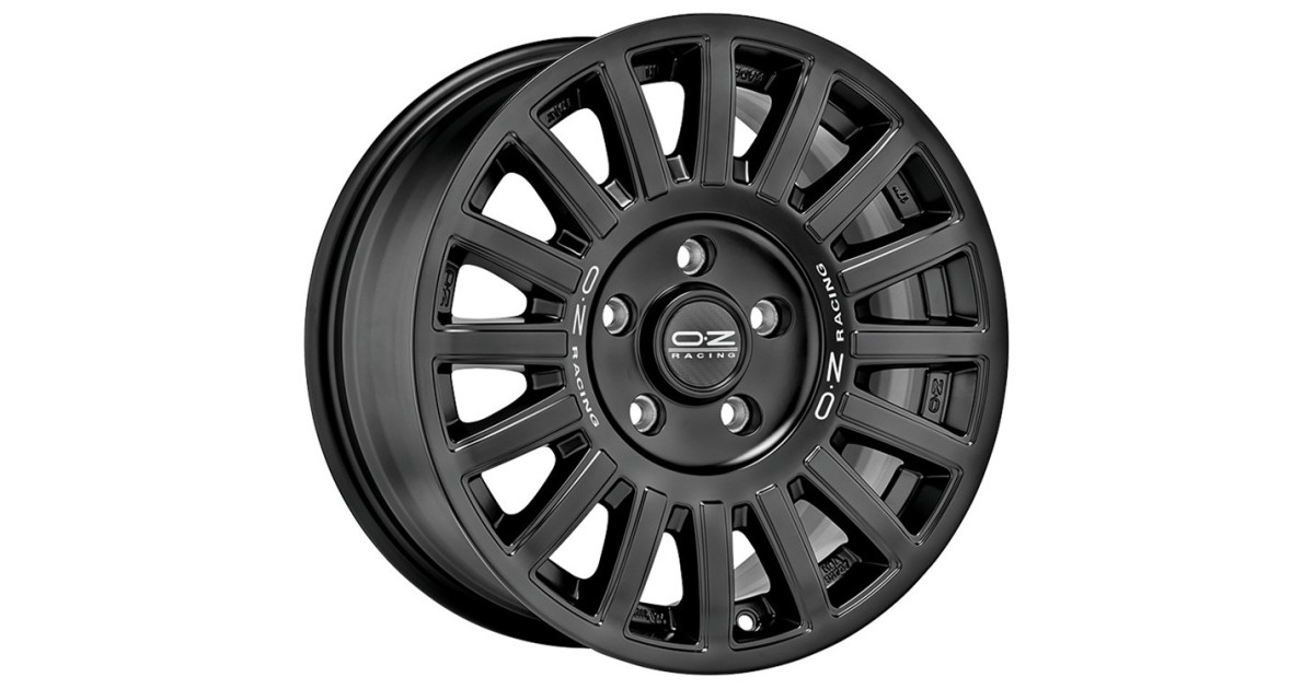 Jante ALU, OZ RALLY RAID MATT BLACK + SILVER LETTERING, 8X17 6/139.7 ET25, Alésage 106.1