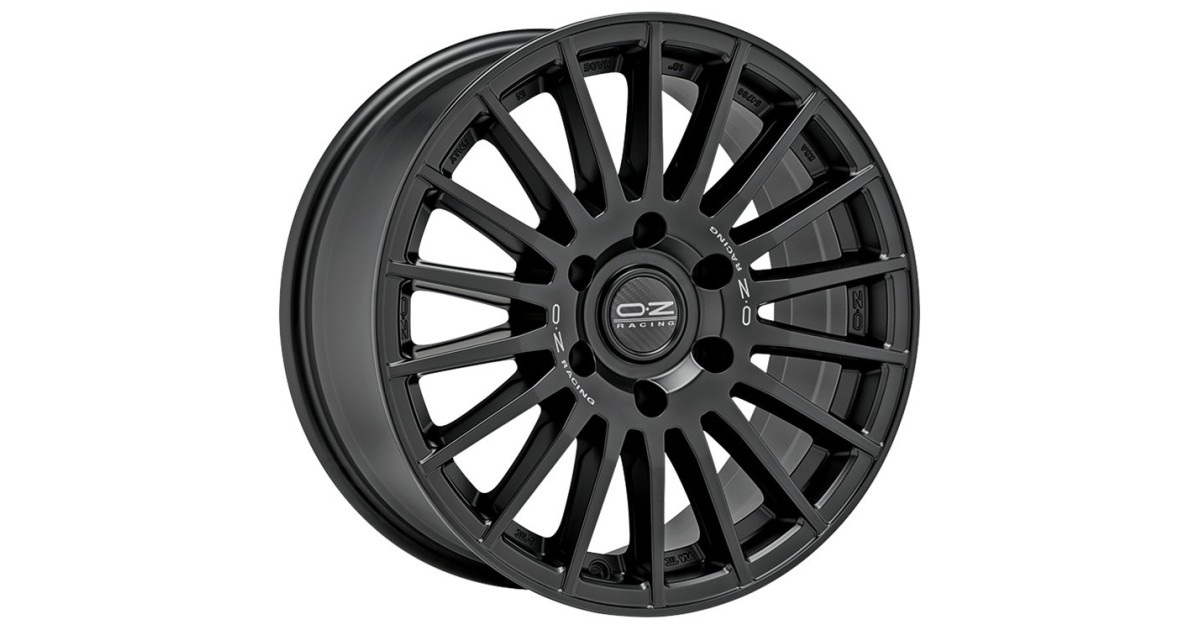 Jante ALU, OZ RALLY DESERT MATT BLACK + SILVER LETTERING, 8X18 5/120 ET45, Alésage 65.06