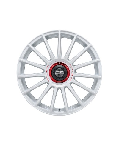 Jante ALU, OZ SUPERTURISMO WRC RACE WHITE RED LETTERING, 6X14 4/108 ET15, Alésage 65.06