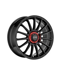 Jante ALU, OZ SUPERTURISMO EVOLUZIONE GLOSS BLACK + RED LETTERING, 8.5X19 5/112 ET38, Alésage 75