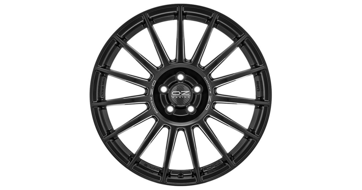 Jante ALU, OZ SUPERTURISMO DAKAR MATT BLACK + SILVER LETTERING, 10X22 5/120 ET50, Alésage 72.56