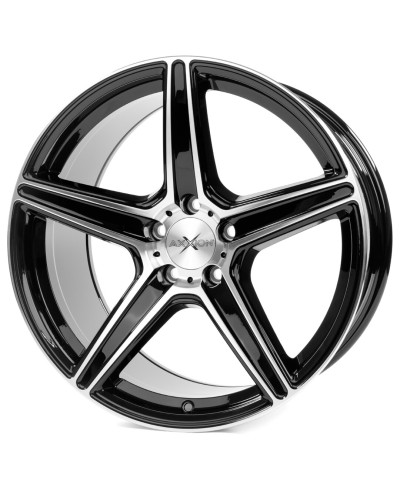 Jante ALU Axxion AX7 Noir, Face polie , 10.5X20 5/120 ET25, Alésage 76.9