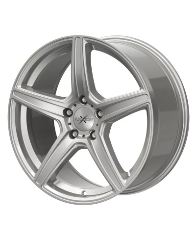 Jante ALU AXXION AX7 solid titanium argent laqué mat, 9X20 5/120 ET45, Alésage 65.10