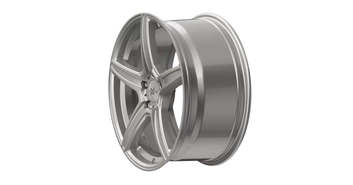 Jante ALU AXXION AX7 solid titanium argent laqué mat, 9X20 5/120 ET45, Alésage 65.10