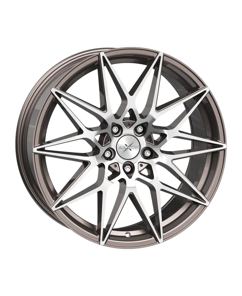 Jante ALU Axxion AX9 PGP+ platine gris poli brillant, 8.50X19 5/120 ET25, Alésage 72.60