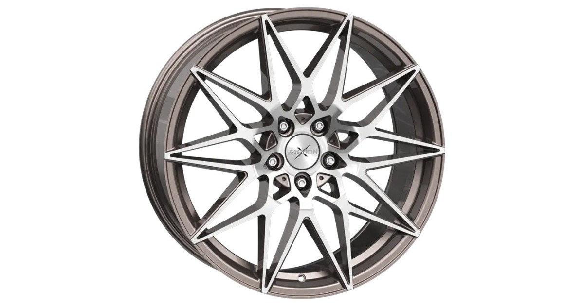 Jante ALU Axxion AX9 PGP+ platine gris poli brillant, 9X20 5/114.3 ET40, Alésage 72.9