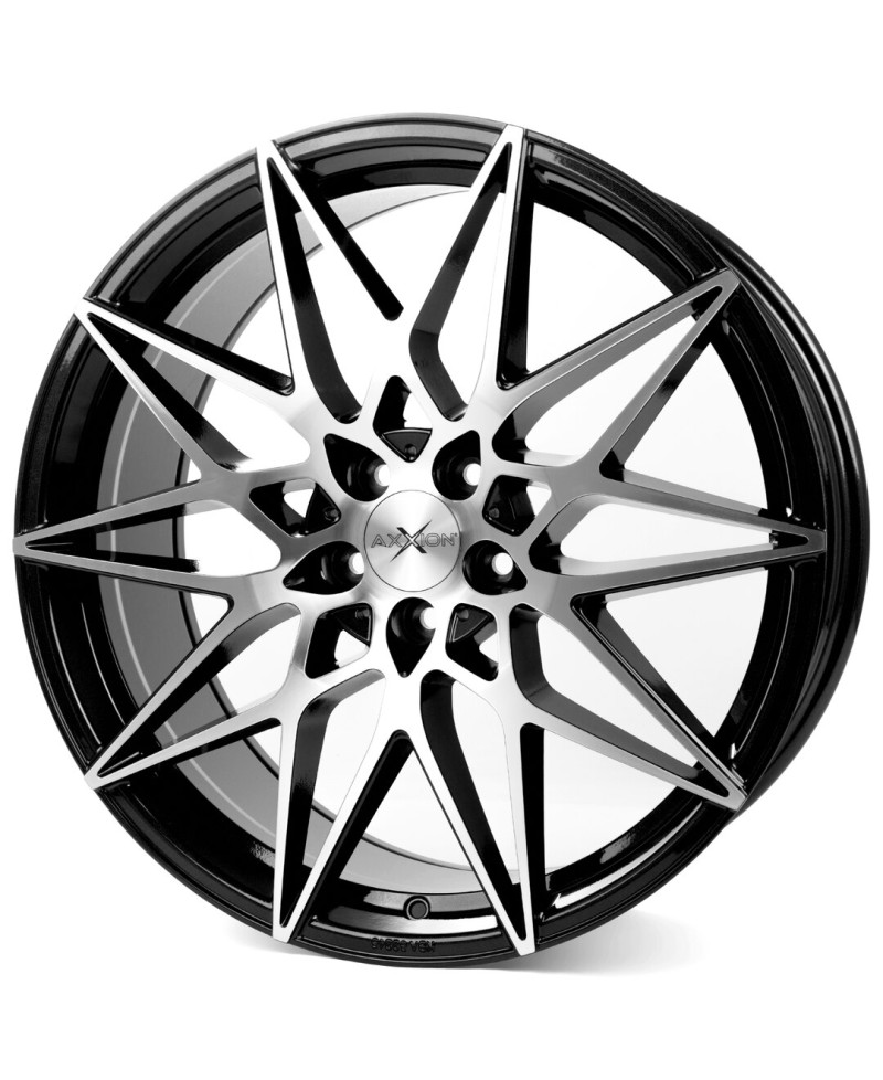 Jante ALU Axxion AX9 SP+  Noir, Face polie, 8.5X19 5/108 ET45, Alésage 72.60